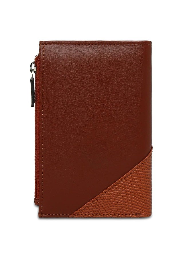 كابريس محفظة كابريس زوي ثنائية الطي صغيرة الحجم بلون بني فاتح - Image 2